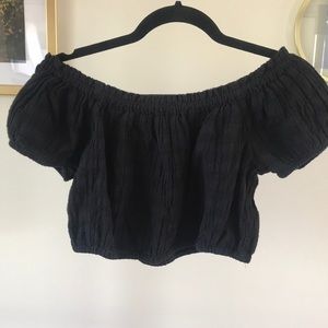 Aerie off the shoulder crop top